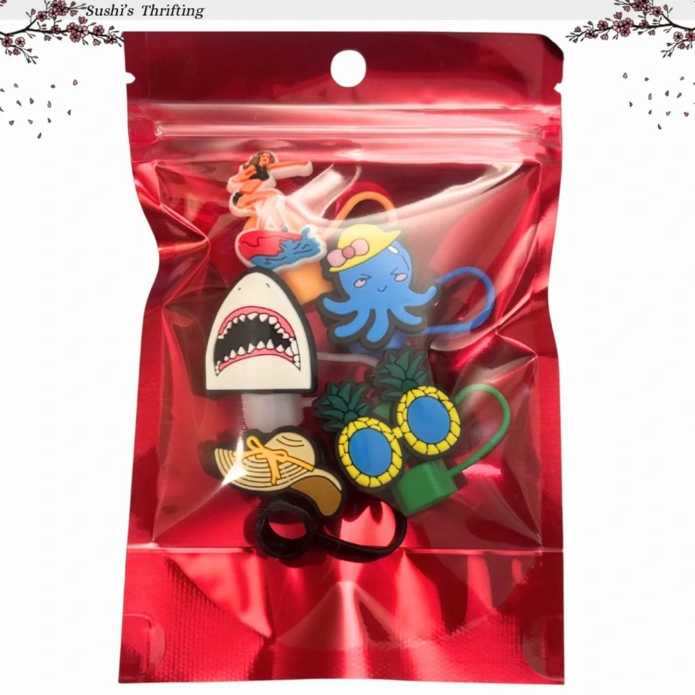 Beach Straw Topper 5Pcs